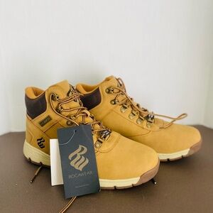 ROCAWEAR AUTHENTIC MEN'S BROWN CASUAL HIKING BOOTS SHOES COMFORT SIZE 8